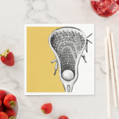 金ゴールドラクロススポーツパーティー スタンダードランチョンナプキン (インサイチュ)