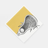 金ゴールドラクロススポーツパーティー スタンダードランチョンナプキン (角)