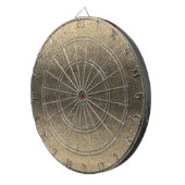 金ゴールドラグジュアリーブラックグリッターグラマスタイリッシュール ダーツボード (正面右)