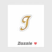 金ゴールドラグジュアリーモノグラムI シール (シート)