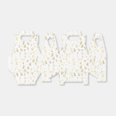 金ゴールドラグジュアリー番号と通貨記号パターン フェイバーボックス (折り畳みなし)