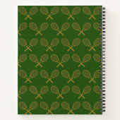 金ゴールドラケット ノートブック (裏面)