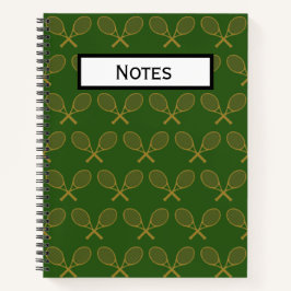 金ゴールドラケット ノートブック