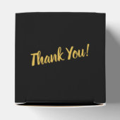 金ゴールドラスベガスストリップシルエットサンキュー結婚ズ フェイバーボックス (上部)