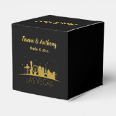 金ゴールドラスベガスストリップシルエットサンキュー結婚ズ フェイバーボックス (裏面サイド)