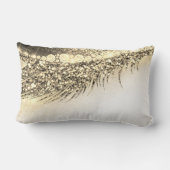 金ゴールドラックスメイクアップラッシュシャンパンホワイト ランバークッション (裏面)