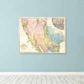 金ゴールドラッシュでカリフォルニア キャンバスプリント (インサイチュ (ウッドフロア))