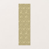 金ゴールドラッシュアフターケアの指示ミニマリストロゴ 名刺 (内部フラット)