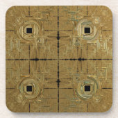 金ゴールドラッシュコースター コースター (正面)