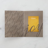 金ゴールドラッシュバイLeahG - JOY Holidays Greetings 招待状 (内部)