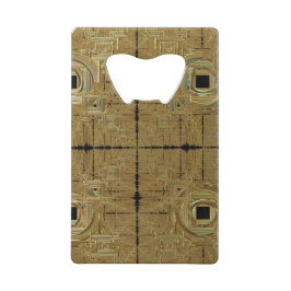 金ゴールドラッシュボトルオープナー クレジットカード栓抜き