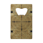 金ゴールドラッシュボトルオープナー クレジットカード栓抜き (裏面)