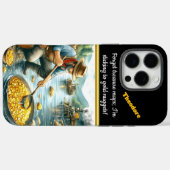 金ゴールドラッシュ時の川のパン Case-Mate iPhoneケース (裏面 (横))