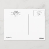 金ゴールドラッシュ ポストカード (裏面)