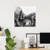 金ゴールドラッシュinアラスカ, 1890年代 ポスター (ホームオフィス)