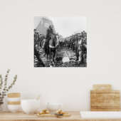 金ゴールドラッシュinアラスカ, 1890年代 ポスター (キッチン)