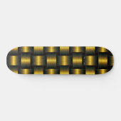 金ゴールドラティスカートボード スケートボード (横)