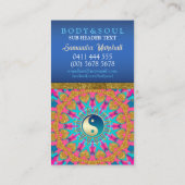 金ゴールドラブインヤンニューエイジアクアピンク 名刺 (裏面)