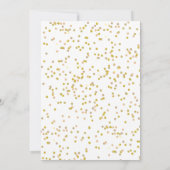 金ゴールドラブハートカレンダー セーブザデート (裏面)