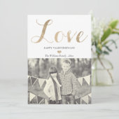 金ゴールドラブバレンタインデーカード シーズンカード (スタンド正面)