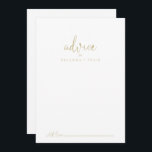 金ゴールドラブファンシースクリプ結婚トのアドバイスカード アドバイスカード<br><div class="desc">この金ゴールドファンシーラブスク結婚リプトのアドバイスカードは素朴なに最適結婚である。とシンプルデザインはエレガント、金ゴールド内のクラシックとスクリファンシープトタイポグラフィを備えている。これらのカードはs、結婚ブライダルシャワー、ベビーシャワー、卒業式パーティーなどに最適だ。新郎新婦の名前、両親または卒業生の名前でカードをパーソナライズ。</div>
