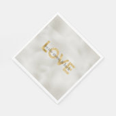 金ゴールドラブムーンアンドバック スタンダードランチョンナプキン (角)