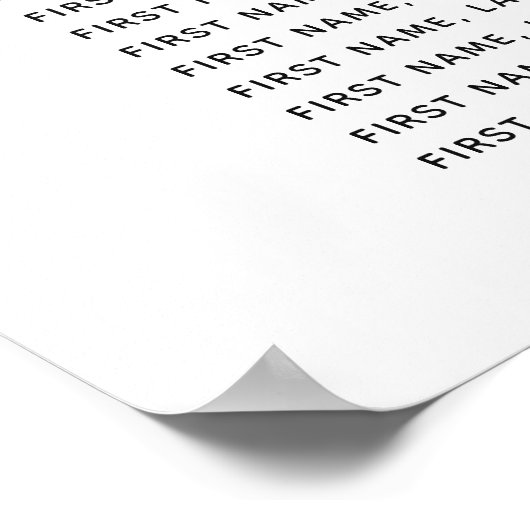 金ゴールドラブリースクリプトタイポグラフィ結婚のポスター ポスター (角)