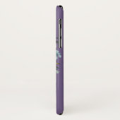 金ゴールドラベンダーダスティブルーピンクフローラモノグラム Case-Mate iPhoneケース (裏面/左)