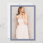 金ゴールドラベンダーフローラティアラ王女スウィート16 招待状 (裏面)