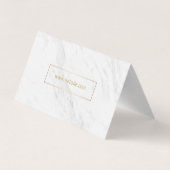 金ゴールドラモダンックス（大理石） 名刺 (裏面)