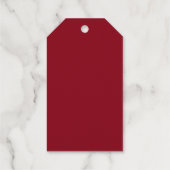 金ゴールドランゴリ象結婚象のインディアンの感謝していあなた ギフトタグ (裏面)