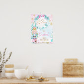 金ゴールドランド・オブ・スイーツくるみ割り誕生日へようこそ ポスター (キッチン)