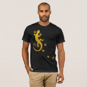 金ゴールドランニングズゲッコ Tシャツ (正面フル)