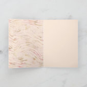 金ゴールドリップキスピンクゼブラプリント カード (内部)