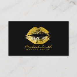 金ゴールドリップメイクアップアーティスト#3 名刺