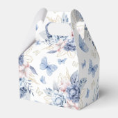 金ゴールドリトルバタフライボーイ赤ちゃんシャワー フェイバーボックス (裏面サイド)