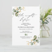 金ゴールドリハーサルの前の夜に緑 招待状 (スタンド正面)