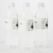 「金ゴールドリブヘアの耳「フライ・タイイング・フライ・フィッシング・アート」 ペットボトルラベル (ボトル)