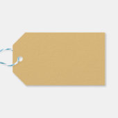 金ゴールドリボンクリスマスツリープレゼントラベル ギフトタグ (裏面横)