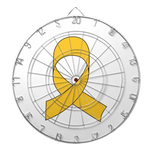 金ゴールドリボンスケッチ ダーツボード (正面)