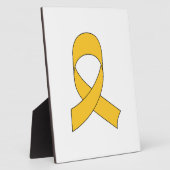 金ゴールドリボンスケッチ フォトプラーク (側面)