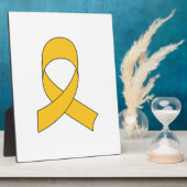 金ゴールドリボンスケッチ フォトプラーク (側面)