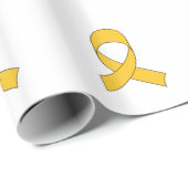 金ゴールドリボンスケッチ ラッピングペーパー (ロールコーナー)