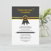 金ゴールドリボン大学院招待状 招待状 (スタンド正面)