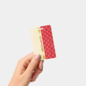 金ゴールドリボン荷物タグ/バッジ バッジ (手持ち)