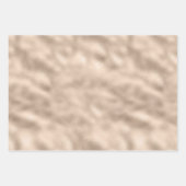 金ゴールドリュックス赤面ピンクグリッターヒョウ印刷 ラッピングペーパーシート (正面3)