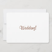 金ゴールドリリ結婚ー 招待状 (裏面)