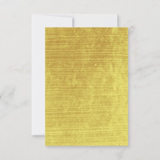 金ゴールドリングや輪エレガントなウェディングリハーサルディナー 招待状 (裏面)