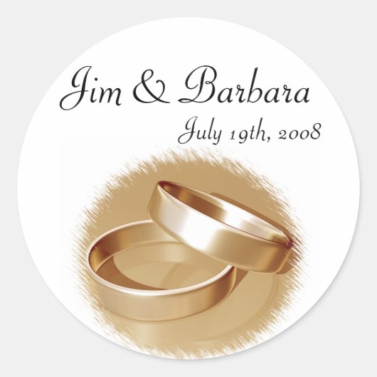 金ゴールドリングや輪シール ラウンドシール (正面)