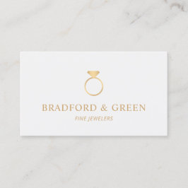 金ゴールドリングや輪素晴らし宝石商 名刺